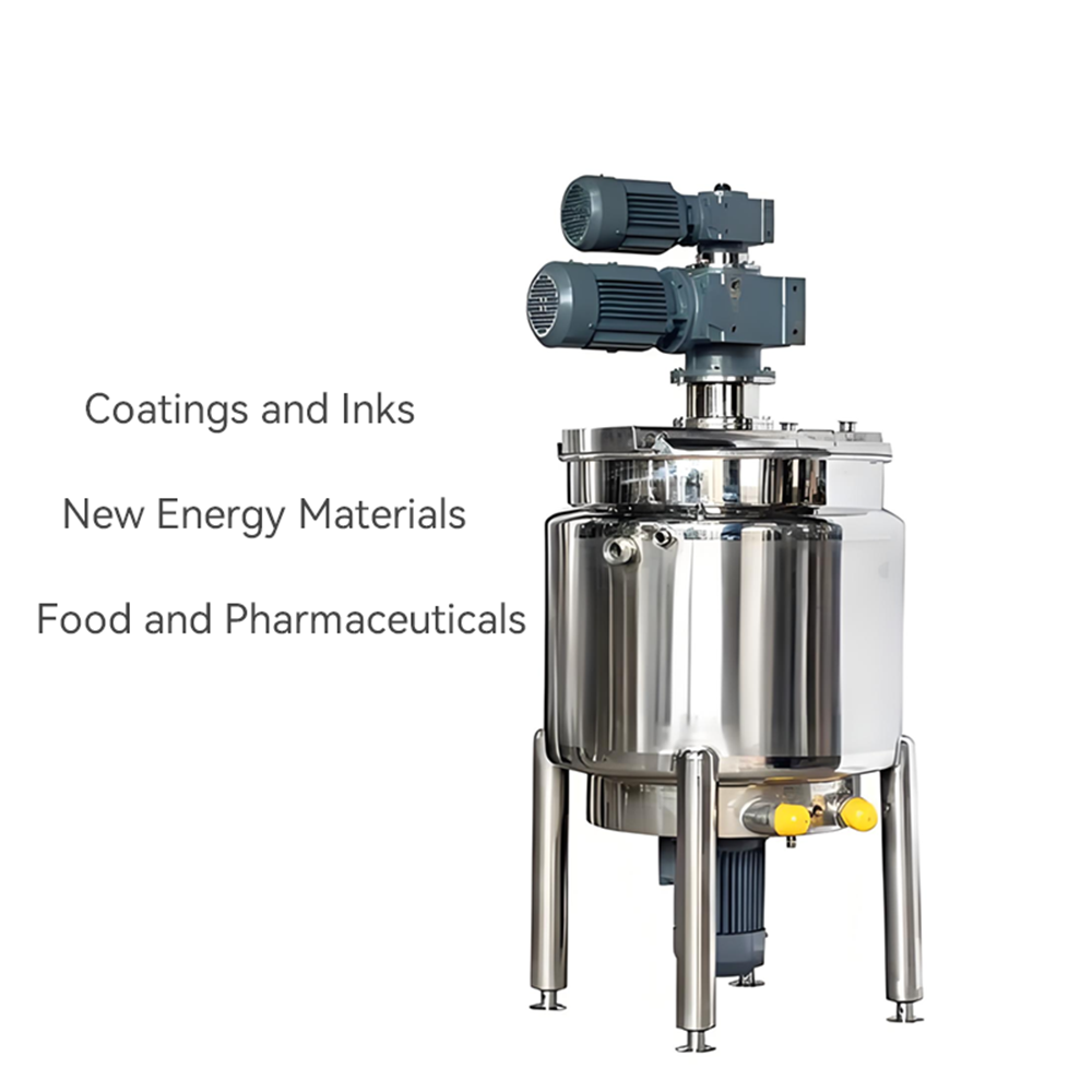 Custom-made 500L/1000L Stainless Steel Homogenizer and Disperser for Chemical Slurries and Liquid Mixing