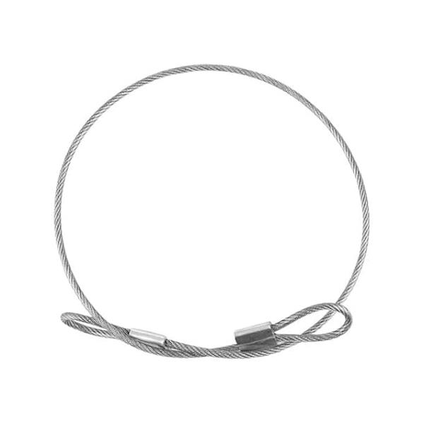 Eslinga de cable de acero inoxidable con lazos de ojo AISI304/316