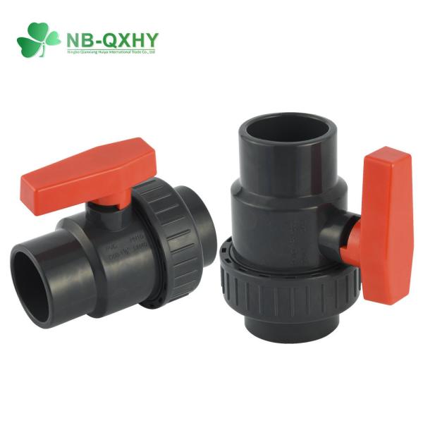 Utilisation industrielle écologique Valve à bille unique pour l'irrigation agricole