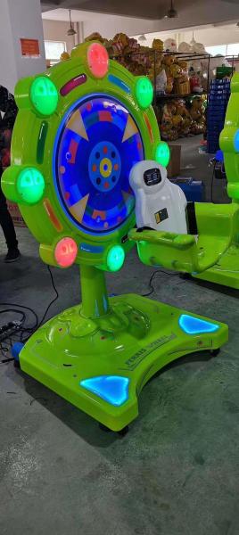 Fora dos supermercados Happy Ferris Wheel Arcade Game Pequeno Gira para cima e para baixo Moeda-Op plástico Kidie Ride Swing Kid Machi