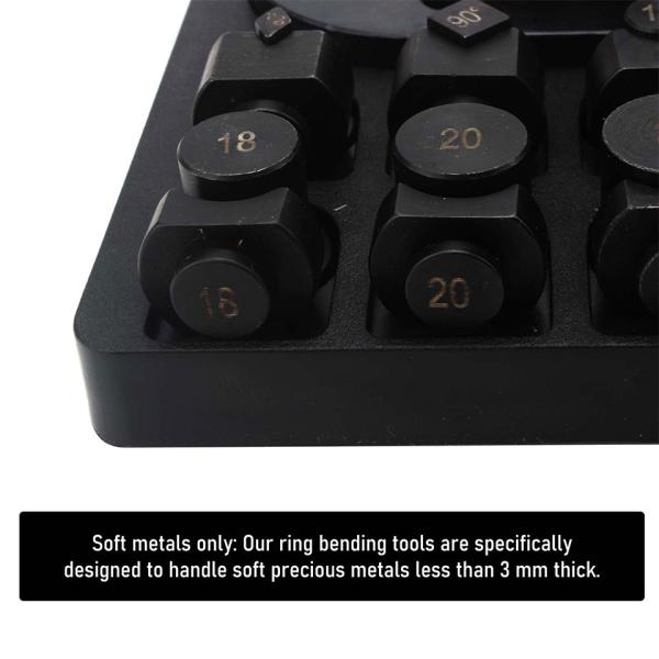 Multi Functional round Jewelry Ring Bender With Nylon Dies