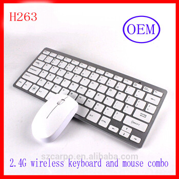 Carpo H263 Customize wireless/bluetooth keyboard combo computer prepherals