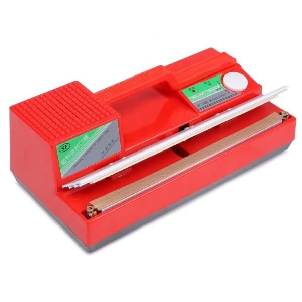 DUOQI SF-270 couleur rouge manuel plastique pressage à la main scellant pour emballage polyvalent