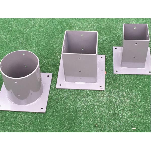 Вторая операция Металлические скобки, изготовленные на заказ, козырь для деревянных столбов