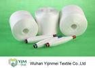 20S - 60S Virgin Raw White Ring Spun Polyester Yarn Good Twist For Sewing Garment