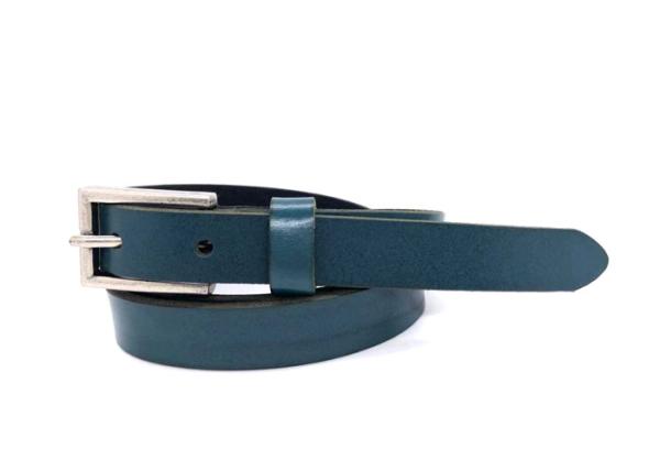 Blue Thin Retro 130cm Women Skinny Leather Belts