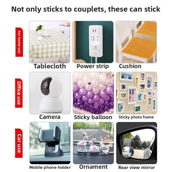 Hot Sale Wholesale Couplet Special Double-Sided Tape Transparent DIY Spring Festival Couplets Fu Character Adhesive Paper Film