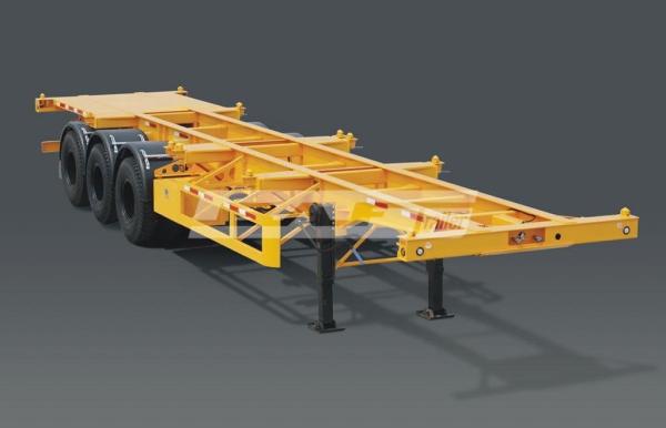 Transport de pièces de remorques à capacité de charge élevée et de squelettes en conteneurs