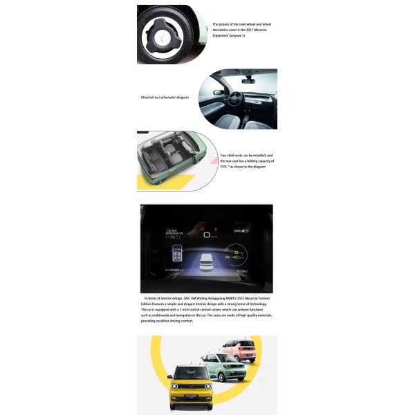 Pure Mini Electric Car 2 Seater Modern Compact New Energy Vehicles