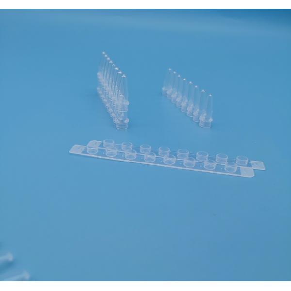0.1ml PCR Single Tube White 15.4mm Height For Life Science
