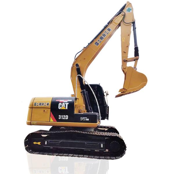 Used Caterpillar 312D Excavator Small Size Digger 0.53m³ Bucket Capacity 72kw Rated Power