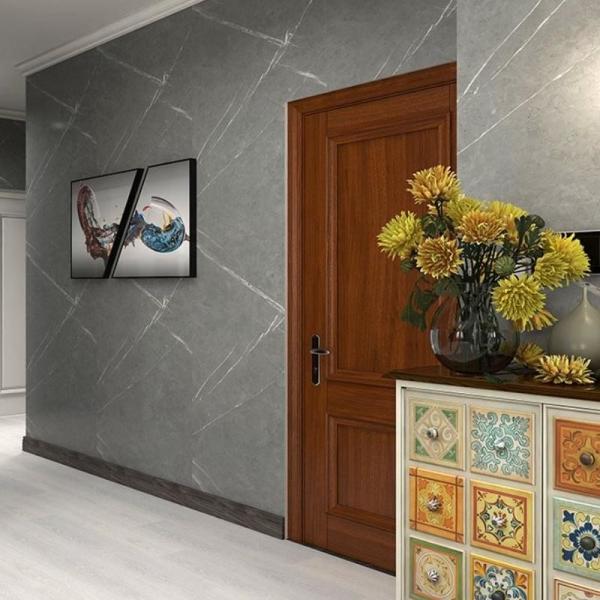 Venda Quente PVC Plástico SPC Painéis de Parede Interior Impermeável de mármore Banheiro Painel de Parede Para Quartos Molhados