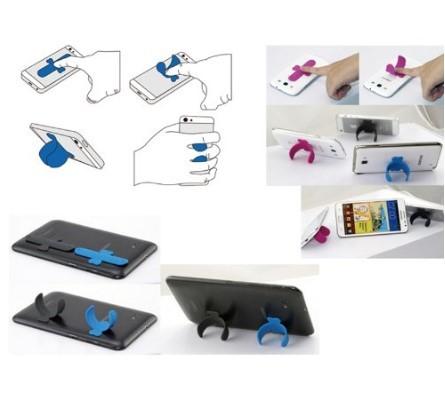 Touch-U One-touch Silicone Phone Holder Stand for Mobile phone Multi-color