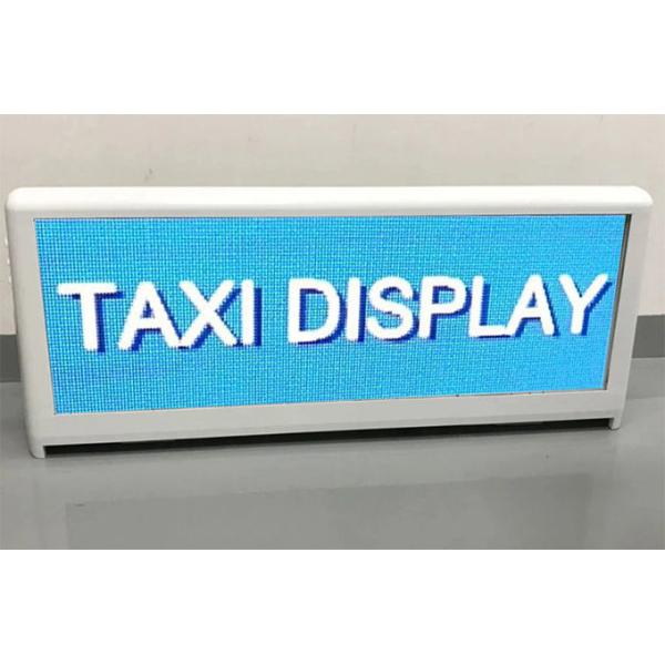 IP65 P4 Advertising Car Roof Led Sign 3G 4G Wifi Wireless 5500cd/Sqm