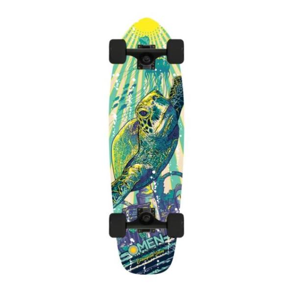 Omen Boards Endangered Sea Turtle Cruiser Complete Skateboard - 8.5 x 29