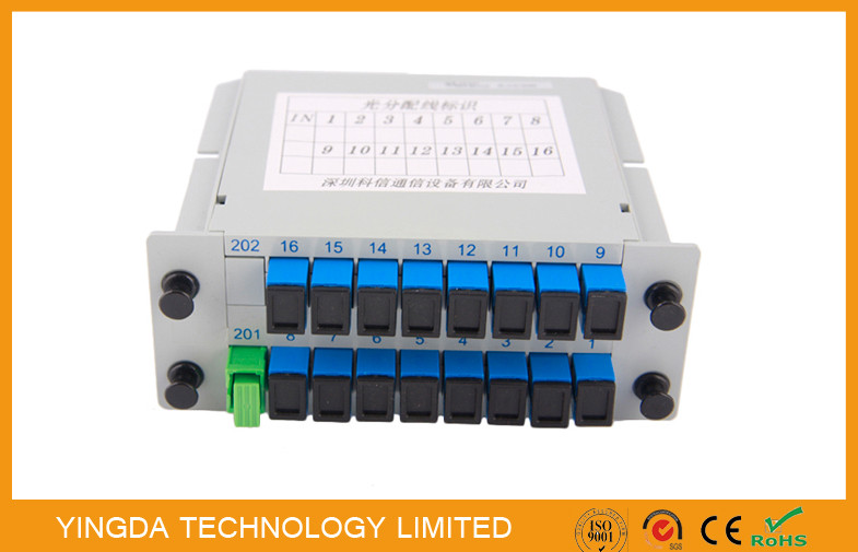 1260 до 1650 Nm Lgx 1 * Multi Splitter 1 PLC оптического волокна канала 16 x шлиц 16 2