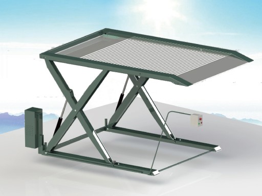 Simple Car Parking Lift Electric Hydraulic Scissor Car Parking Lifter 2700kg/2000mm