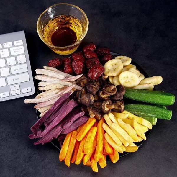 Professional Vacuum Fried Chips Machine Low Noise Steam / Thermal Oil Heating