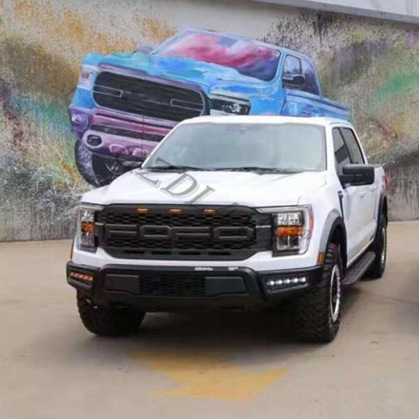 2021 2022 acessórios por atacado de alta qualidade Front Grille With Led Lamp das partes do corpo do carro dos produtos para Ford F150