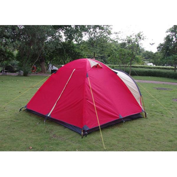 350*210*135CM Outdoor Four Season Camper Shelter PU Coated Double Layer Trekking Tent