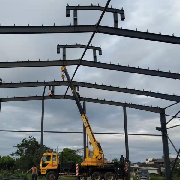 Sturdy Prefab Steel Building Factory , Modern Prefab Steel Structure Building Construction