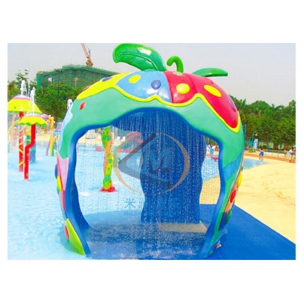 2.0*2.5m Colorful Mushroom Shape Swing water play splash pads