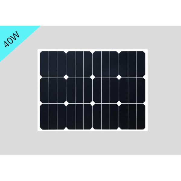 18 Volt Small Flexible Solar Panels , Pet Lamination Monocrystalline Solar Panels