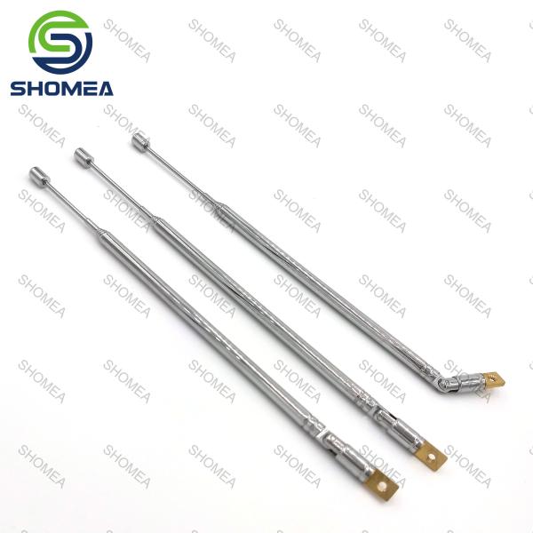 SHOMEA Custom Gold Plated Stainless Steel Telescopic Whips With Male Thread