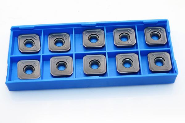 SEKT13T3 CNC Carbide Milling Inserts Indexable Milling Cutter Impact Resistance