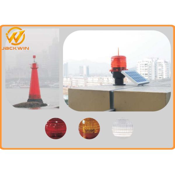 Solar Powered led strobe warning lights for Marine / Airport / Telecommunication Tower