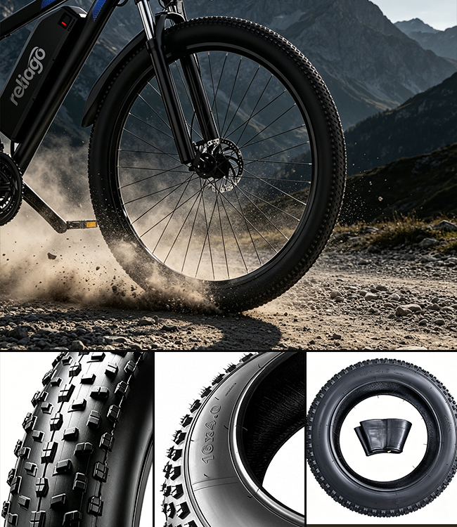 20x4.0 Ebike Fat Tire For Kenda K1167 Electric Bike Replacement Tire With Inner Tube