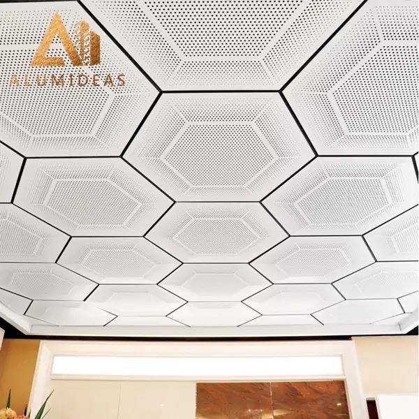 Aluminum perforated ceiling