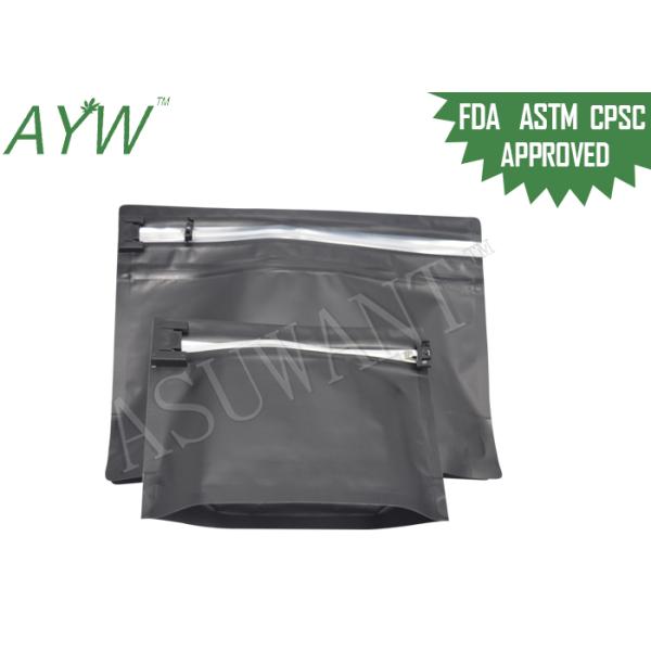 16oz / Pound Child Resistant Closures Pouch For Medical Marijuana Packaging
