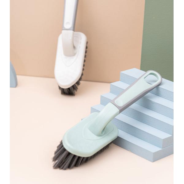 Plastic Nylon Kitchen Washing Brush / Bathroom Cleaning Brush With Long Handle