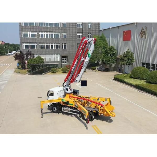 6×4 o 8×4 de conducción listo para trabajar XCMG. HB37A 37 m camión de bomba de hormigón para la entrega de hormigón y verter