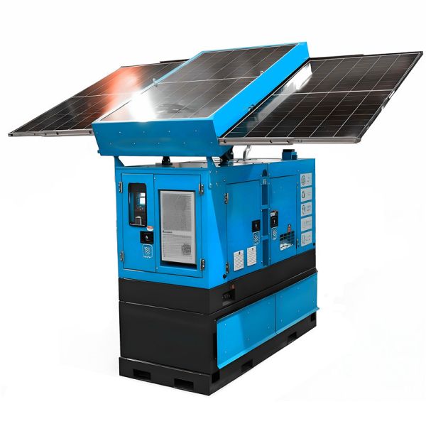 Diesel and Solar Generator energy management system Low Fossil Fuel Consumption Solar Power Generator Portable