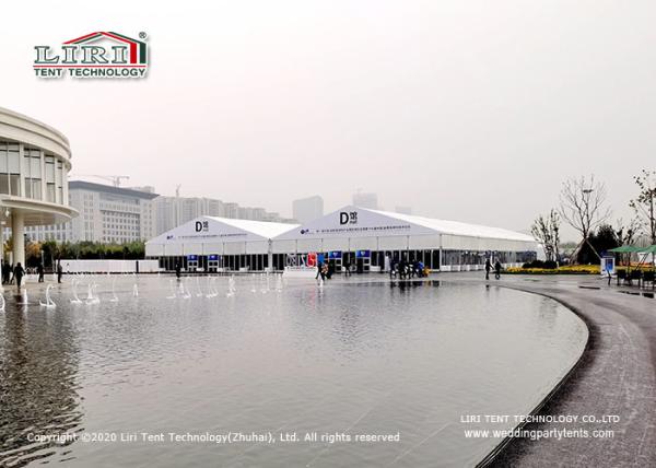 M2 Outdoor Exhibition Tents With PVC Roof Glass Walls