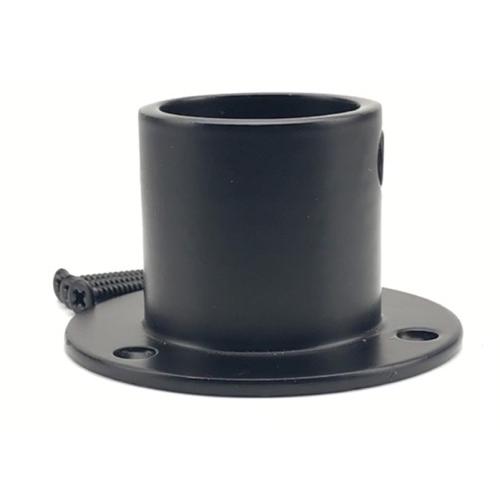 Чернопокрытая наружная светильница с стальным материалом и базой столба на пирсе