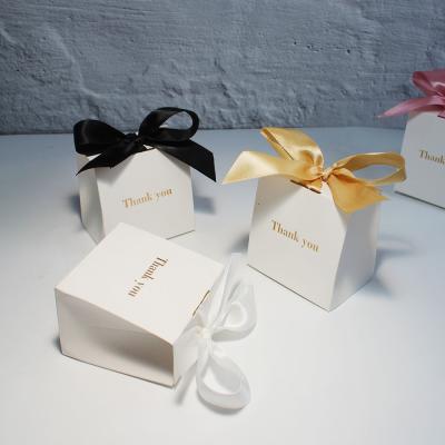 Customizable European Style Candy Boxes Gold Foil Gift Packaging Weddings Party
