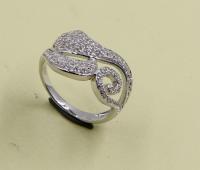 Anéis CZ de prata esterlina com elegância radiante Anéis de prata esterlina de prata esterlina Anéis empilháveis