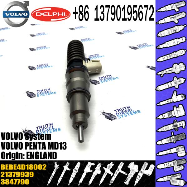 Injetor de combustível diesel de alta qualidade 3801369 3847790 BEBE4D18002 para VOL PENTA MD13