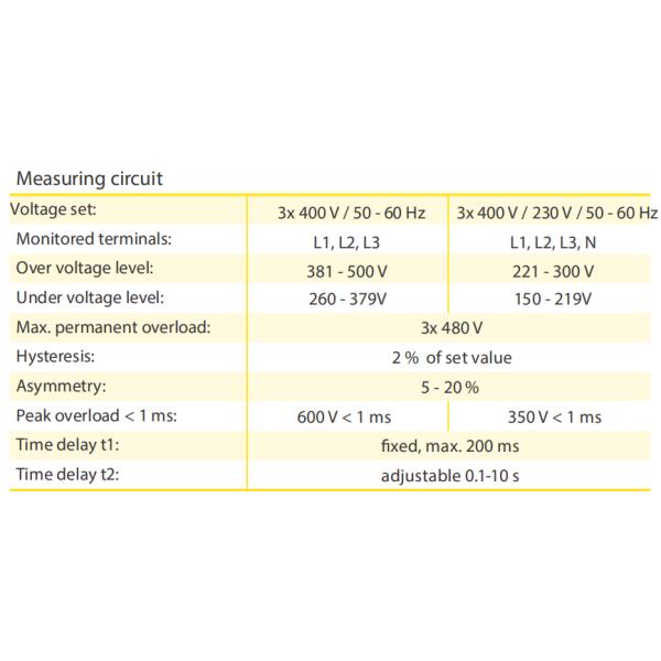 DV2-3SM240 LCD Phase Loss Phase Reversal Phase Asymmetry Voltage Protecter with Neutral