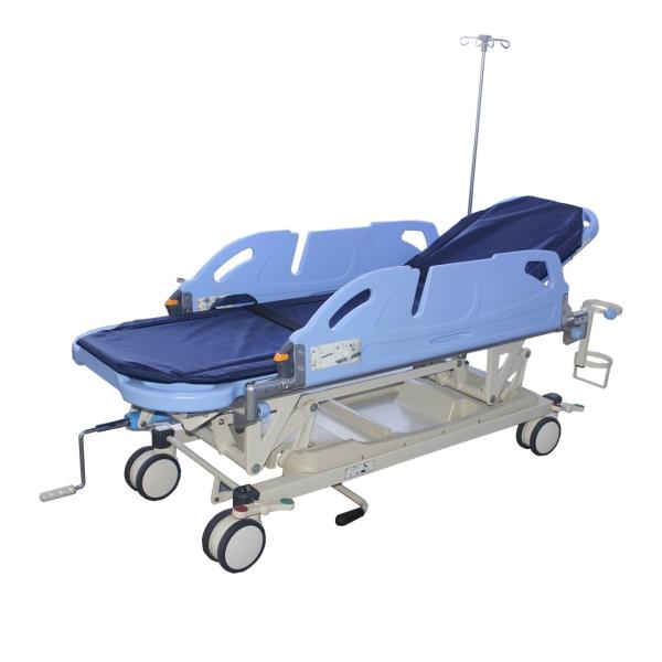 Trole de deslocamento 33CM paciente da maca de transferência de 760MM para a ambulância do hospital