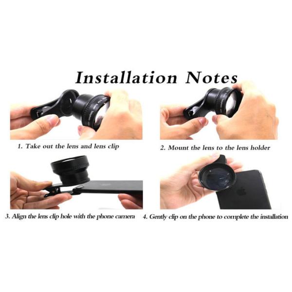 3.5x HD Mobile Phone Telephoto Lens Attachable Lens For All Smartphones