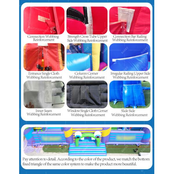 Parque acuático al aire libre Parque temático de juegos de agua inflables Parque de juegos interiores Parque de trampolines