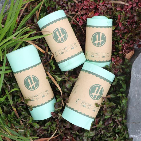 Corn Starch Compostable Plastic Trash Bags 10mic-100mic Biodegradable