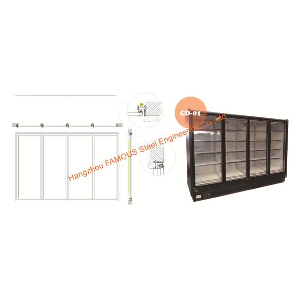 Холодильник стеклянное Гоор для Мулти палубы затыкает внутри дверь стекла охладителя холодильника