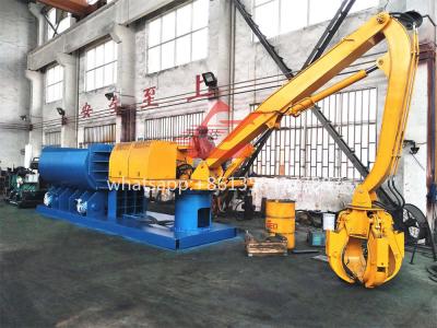 WANSHIDA Scrap Metal Baler With Feeding Grapple For Mixed Scrap Aluminum Metal