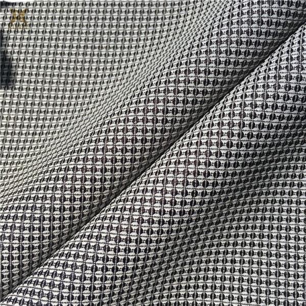 300D Polyester Woven Jacquard Beauty Textured Fashion Garment Fabric For Suits Blazers Medium Weight