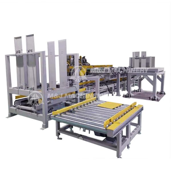 Packaging Material Wood Pallet Dispenser for Streamlined Pouch Packaging